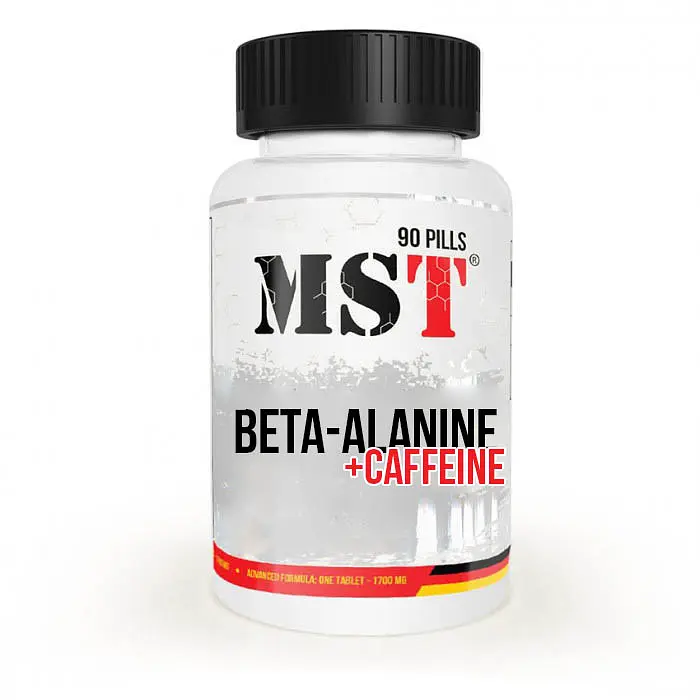 Амінокислота MST Nutrition Beta-Alanine + Caffeine, 90 таблеток