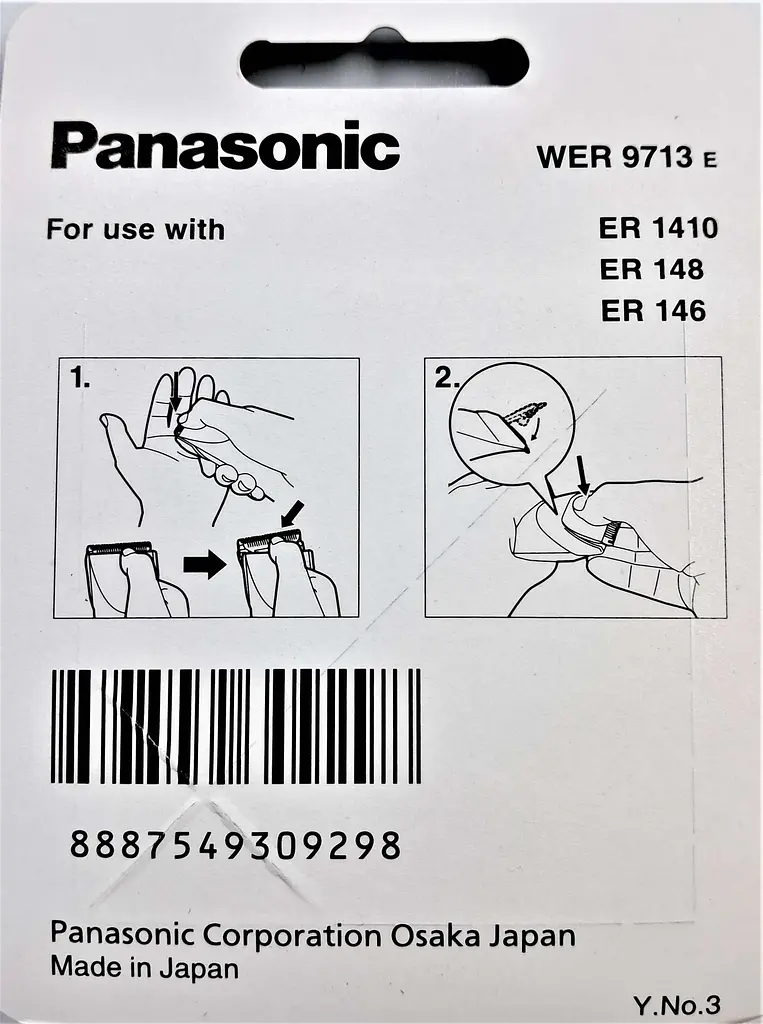 Змінний ніж до машинки для стрижки Panasonic WER9713E - фото 4