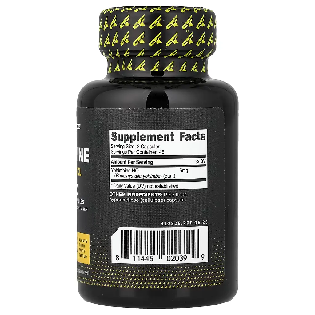 Йохімбе Yohimbine HCL 90 капсул Primaforce vit0005812 - фото 2