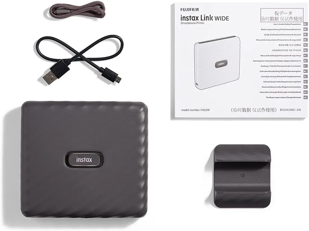 Портативний фотопринтер Fujifilm Instax Link Wide M Gray (16719586) [93159] - фото 4