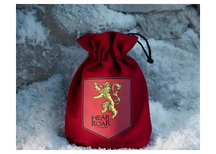 Мішечок для кубиків Q-Workshop Game of Thrones. Lannister Dice Pouch (GOT/POU/00190166/2025/2/T) - фото 2