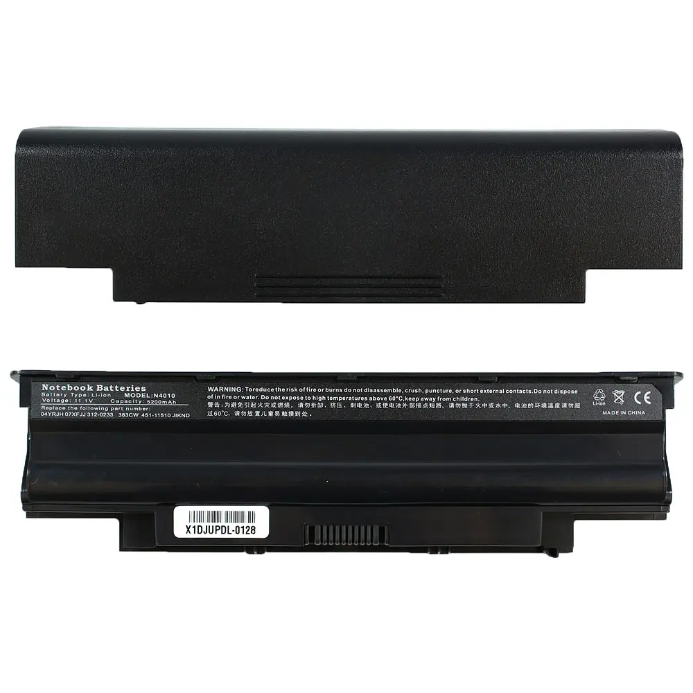 Акумулятор Dell J1KND Inspiron 13R(N3010), 14R(N4010, N4110), 15R(N5010, N5110), 17R(N7010), M4040, M4110, M5010, M5040, M5110 11.1V 5200 mAh Black - фото 2