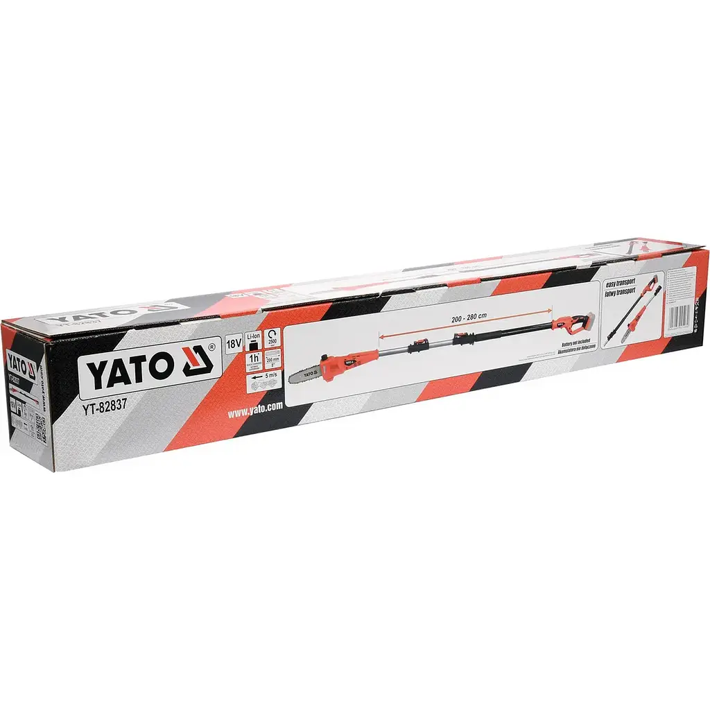 Высоторез аккумуляторный Yato телескопический (YT-82837) - фото 4