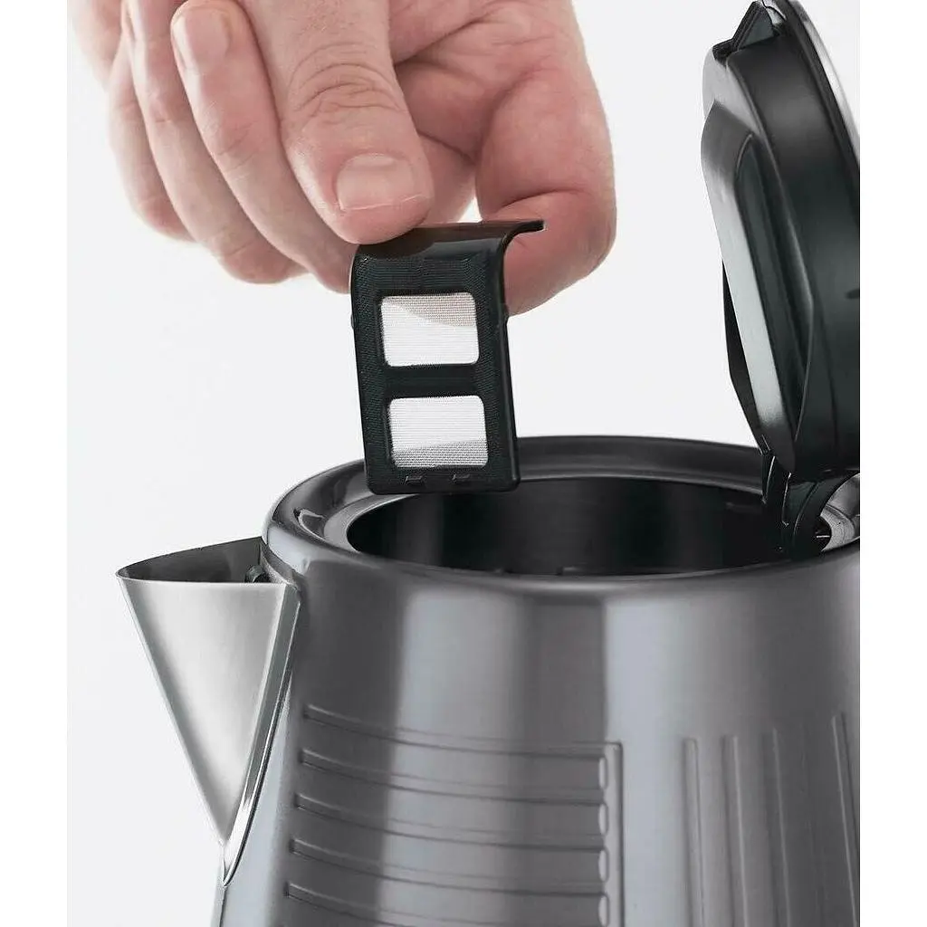 Електрочайник Russell Hobbs Geo Steel 1.7 л чорний (25240-70) - фото 4