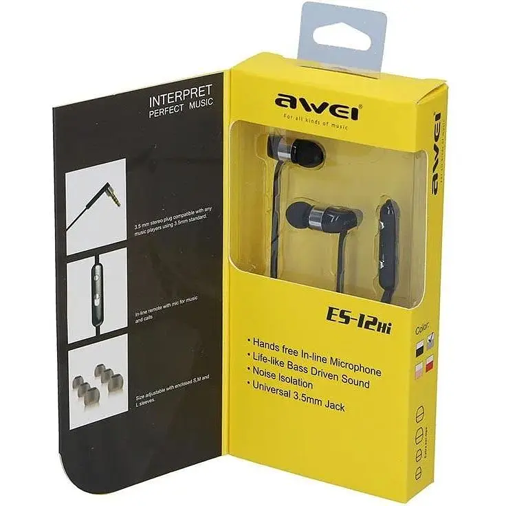 Наушники Awei ES-12hi - фото 2