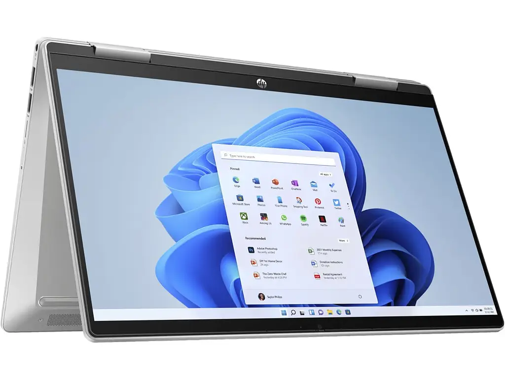 Ноутбук HP Pavilion x360 14-ek1000ua 14' FHD IPS Touch, Intel i7-1355U, 16GB, F1024GB, UMA, DOS, сріблястий (825D9EA) - фото 5