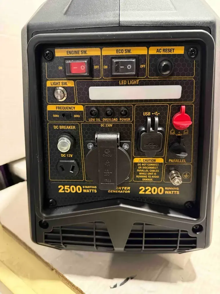 Інверторний Генератор бензиновий DeWalt DWG2500i 2.5 кВт мідна обмотка ручний стартер  - фото 2