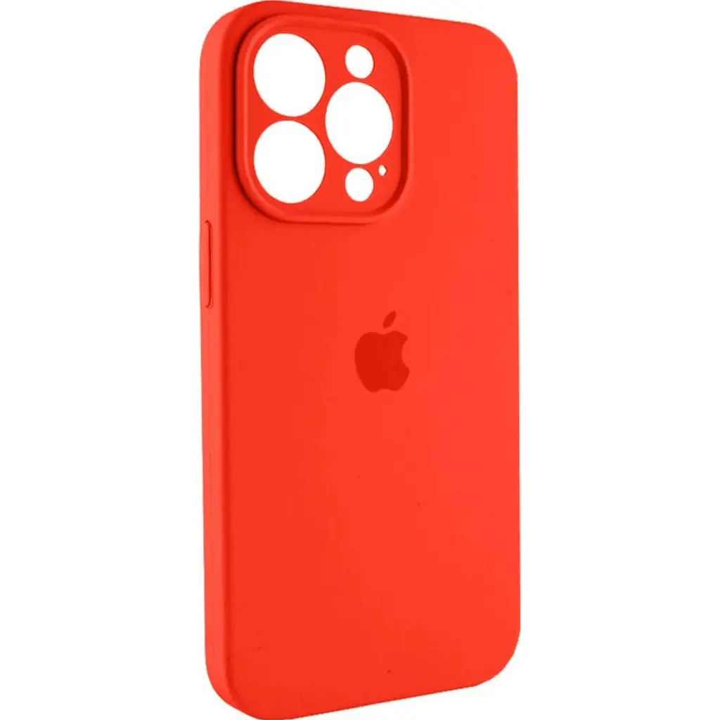 Чохол Silicone Case Camera Protect для Apple iPhone 16 Pro Max Peach AA [117081] - фото 2