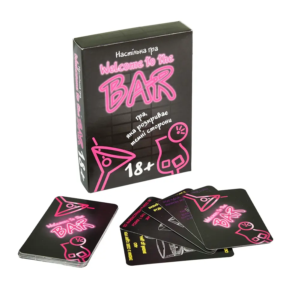 Карточная игра Strateg Welcome to the BAR развлекательная на украинском языке (30353) - фото 2