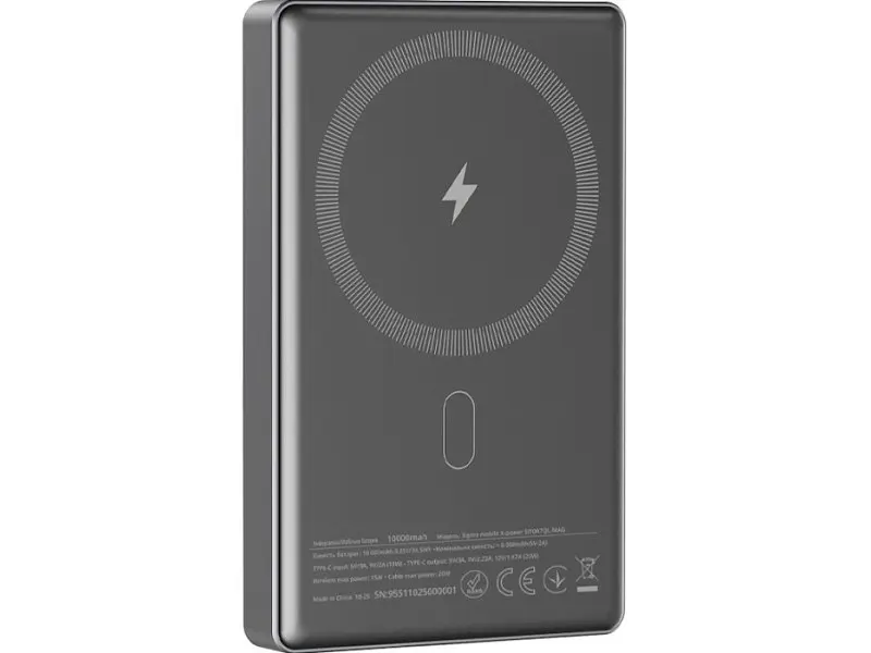 Зовнішній акумулятор (Power Bank) Sigma mobile X-power SI10A7QL-MAG 10000 mAh - фото 4