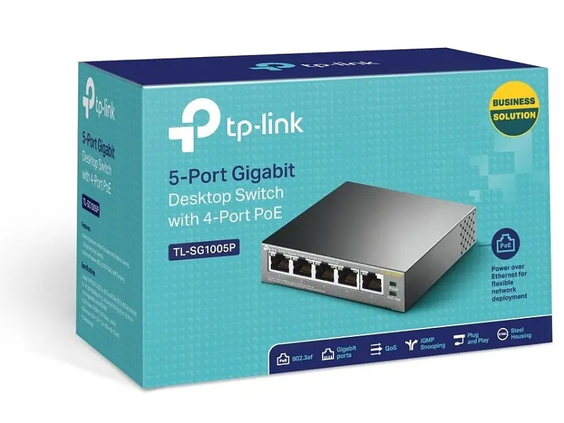 Комутатор TP-LINK TL-SG1005P - фото 5