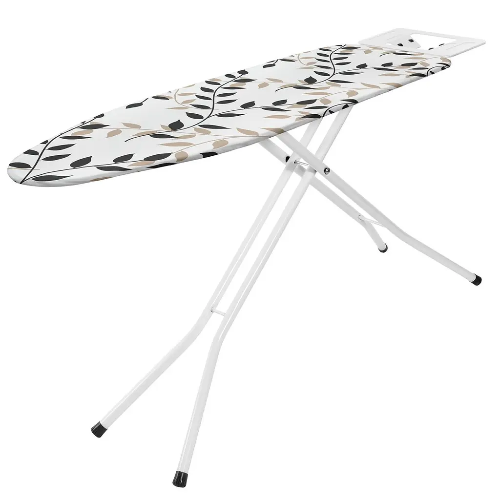 Дошка для прасування Casa Si Superstandard Basic 120x38 White/Black Leaves (CS95150E166) - фото 2