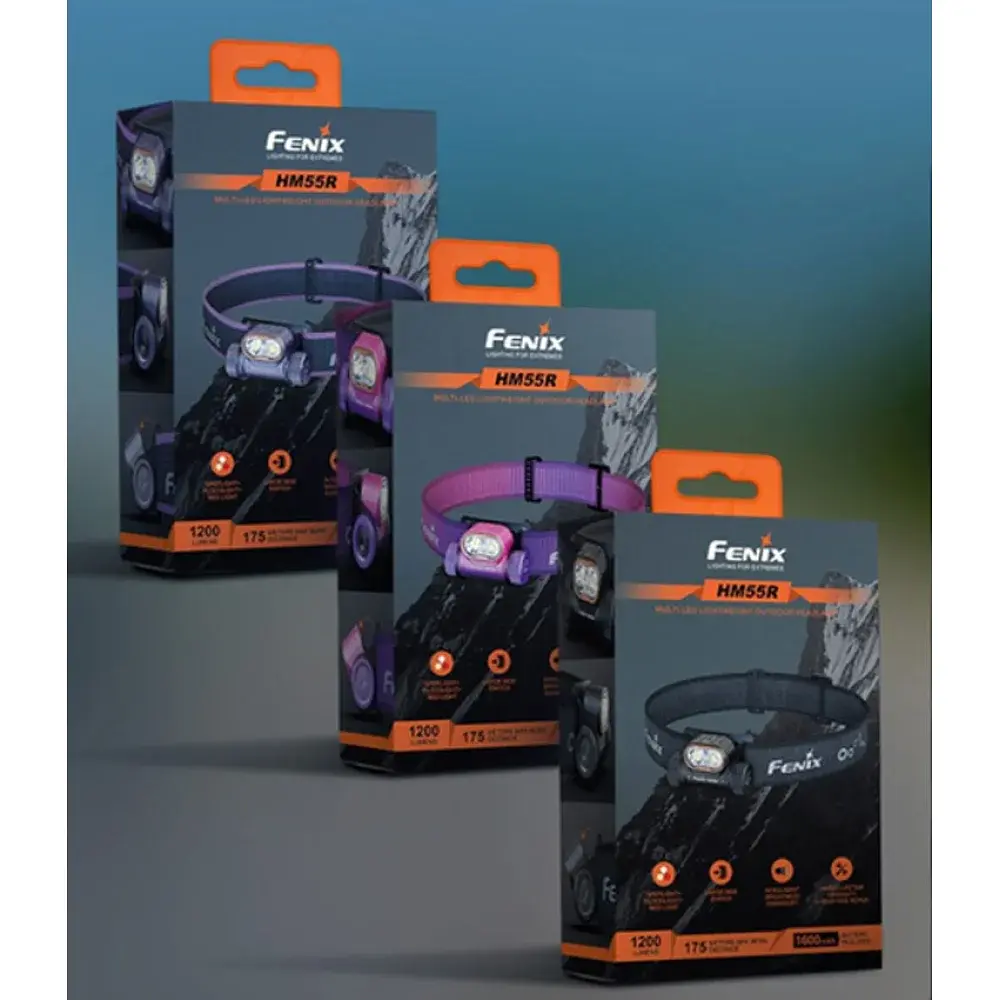 Ліхтар налобний Fenix HM55R purple - фото 8