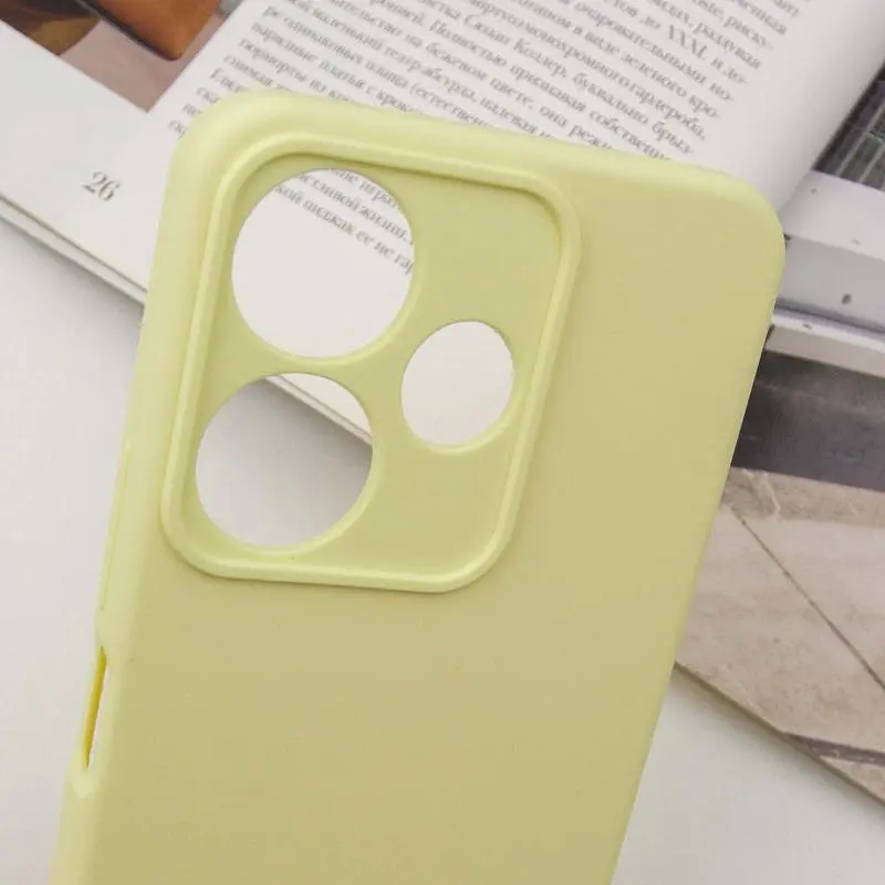 Чехол Silicone Cover Ummi Lakshmi Full Camera (AA) для Xiaomi Redmi 13 4G / Poco M6 4G Желтый / Mellow Yellow - фото 5