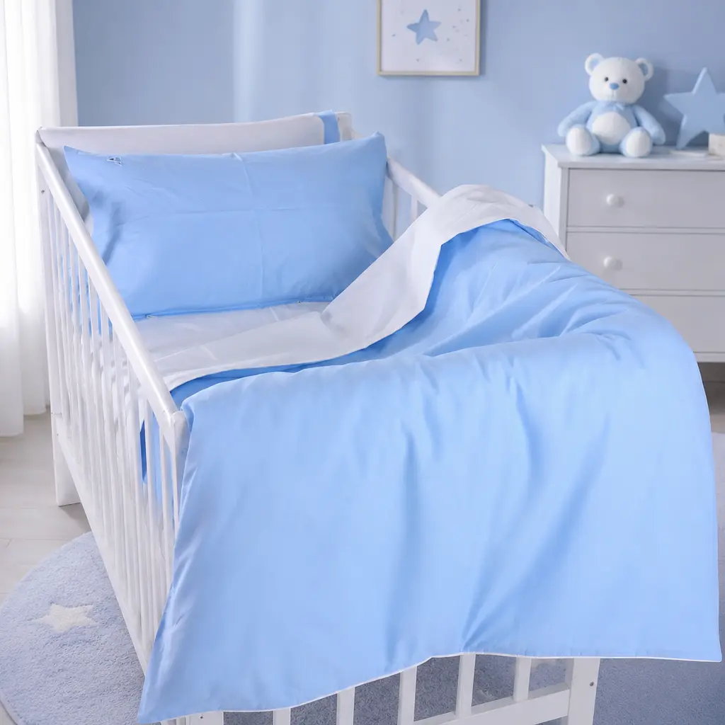 Дитяча постільна білизна MIRSON LITTLE KIDS Poplin Edition Ocean та Maricel 110х160см (2200013086529) - фото 3