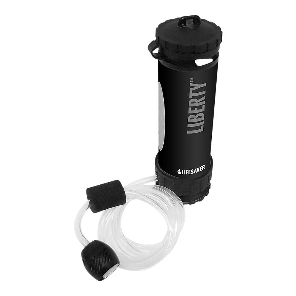 Портативна пляшка для очищення води LifeSaver Liberty Black 0.4l (99-00014021) - фото 4