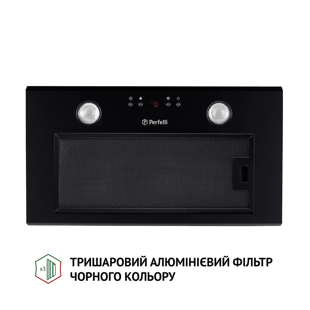 Витяжка повновбудована PERFELLI BIET R 5854 BL 1200 LED - фото 6