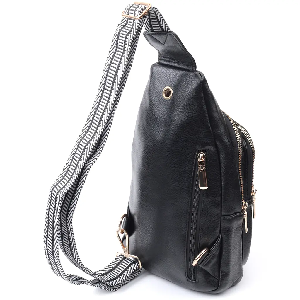 Слінг сумка для жінок Vintage з екошкіри 18.5х29х8 см sum0026962 - фото 2