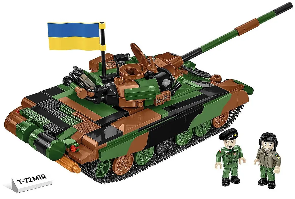 Конструктор COBI украинский танк ВСУ T-72M1R (PL/UA) 2624 - фото 2