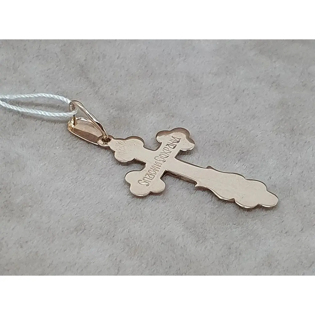 Золотой крестик Tango. Распятие Христа. 210123 - фото 3