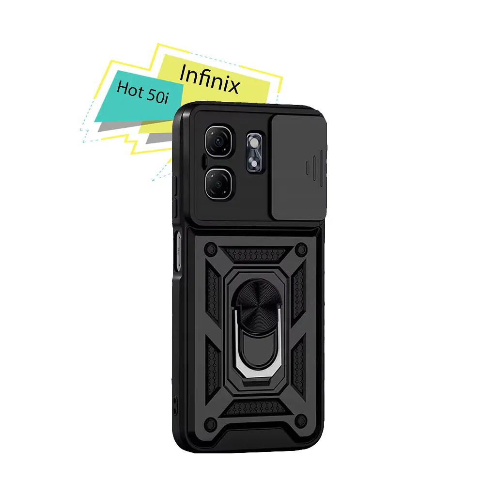 Чехол для мобильного телефона BeCover Military Infinix Hot 50i (X6531) Black (713047) - фото 9