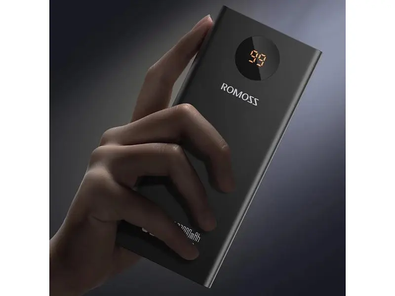 Зовнішній акумулятор (павербанк) Romoss PEA27S Pro 27000 mAh 65W Black (PEA27-282) - фото 4
