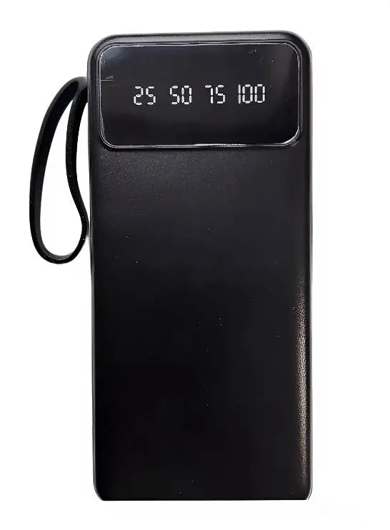 Power Bank Smart 20000 mAh павербанк з екраном LVR 015 Black (17551-hbr)