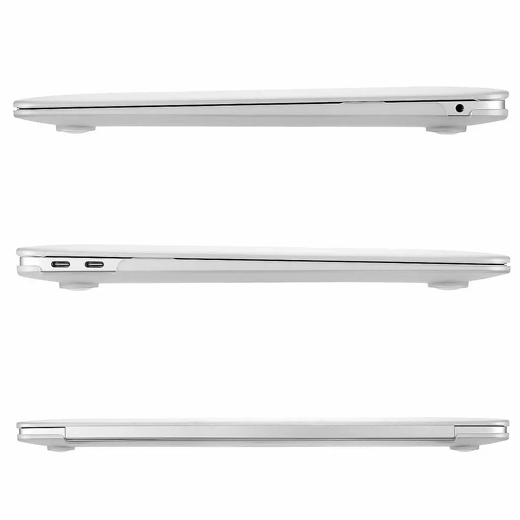 Пластикова накладка STR Matte HardShell Matte Case for MacBook Air 13` A1932/A2179/A2337 White (2018-2020) [52863] - фото 3