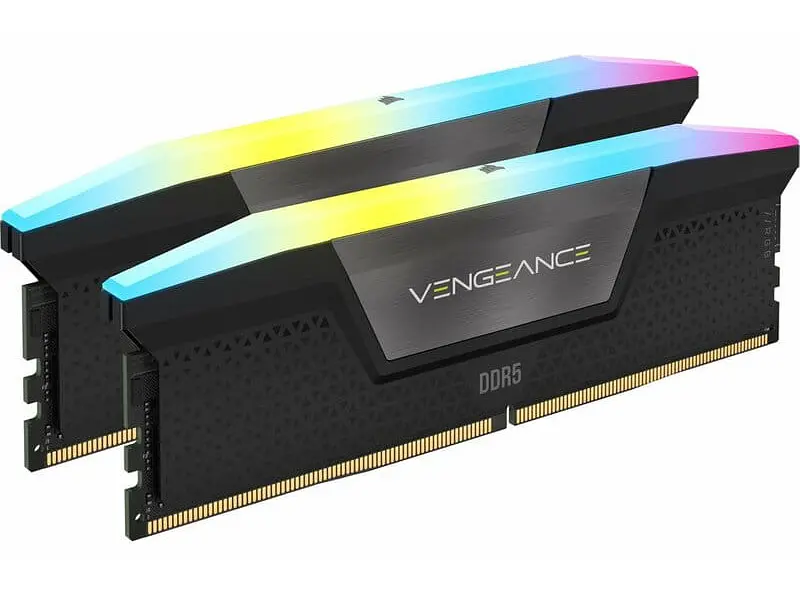 Модуль пам'яті Corsair 32 GB (2x16GB) DDR5 5200 MHz Vengeance RGB (CMH32GX5M2B5200C40) - фото 3