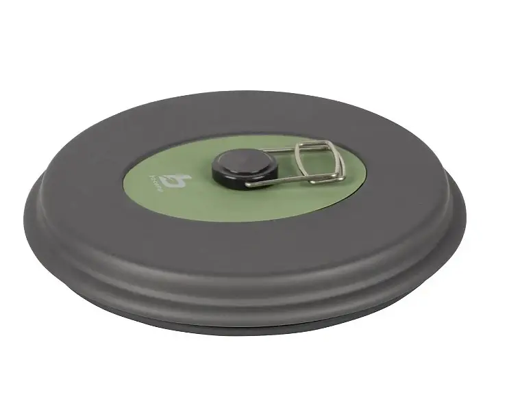 Набор посуды Bo-Camp Explorer 4 Pieces Hard Anodized Grey/Green (2200244) (DAS301407) - фото 5