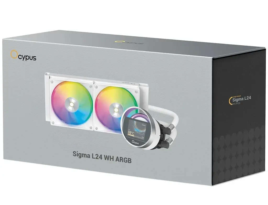 СВО Ocypus Sigma L24 ARGB White (SIGMA-L24-WH2AAWWN00X-GL) - фото 8