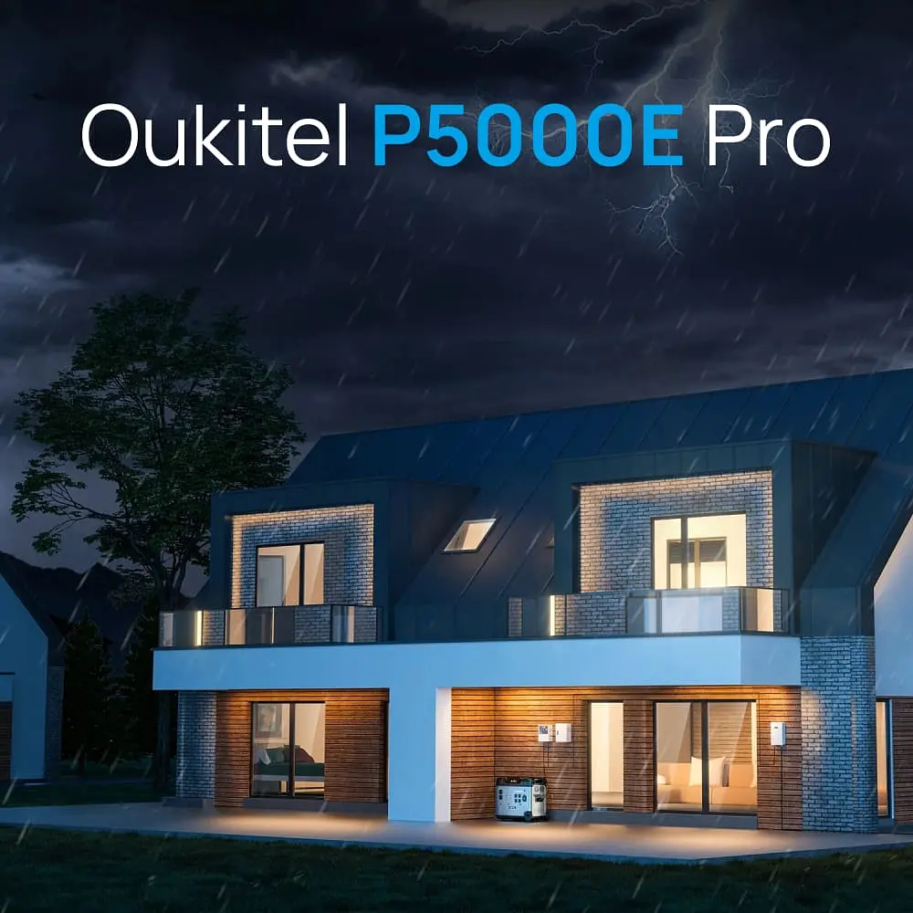 Портативная зарядная станция OUKITEL P5000E Pro 4000W 5120Wh (42-00146) - фото 7