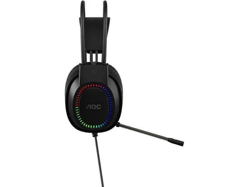 Навушники з мікрофоном AOC ACG2500BK RGB Black - фото 4