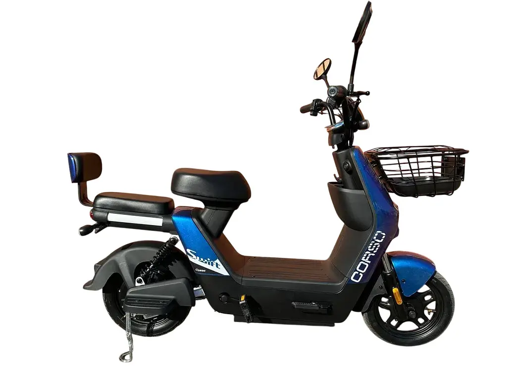 Электроскутер Двухместный Corso Swift SW (500W/60V/20Ah) Синий - фото 6