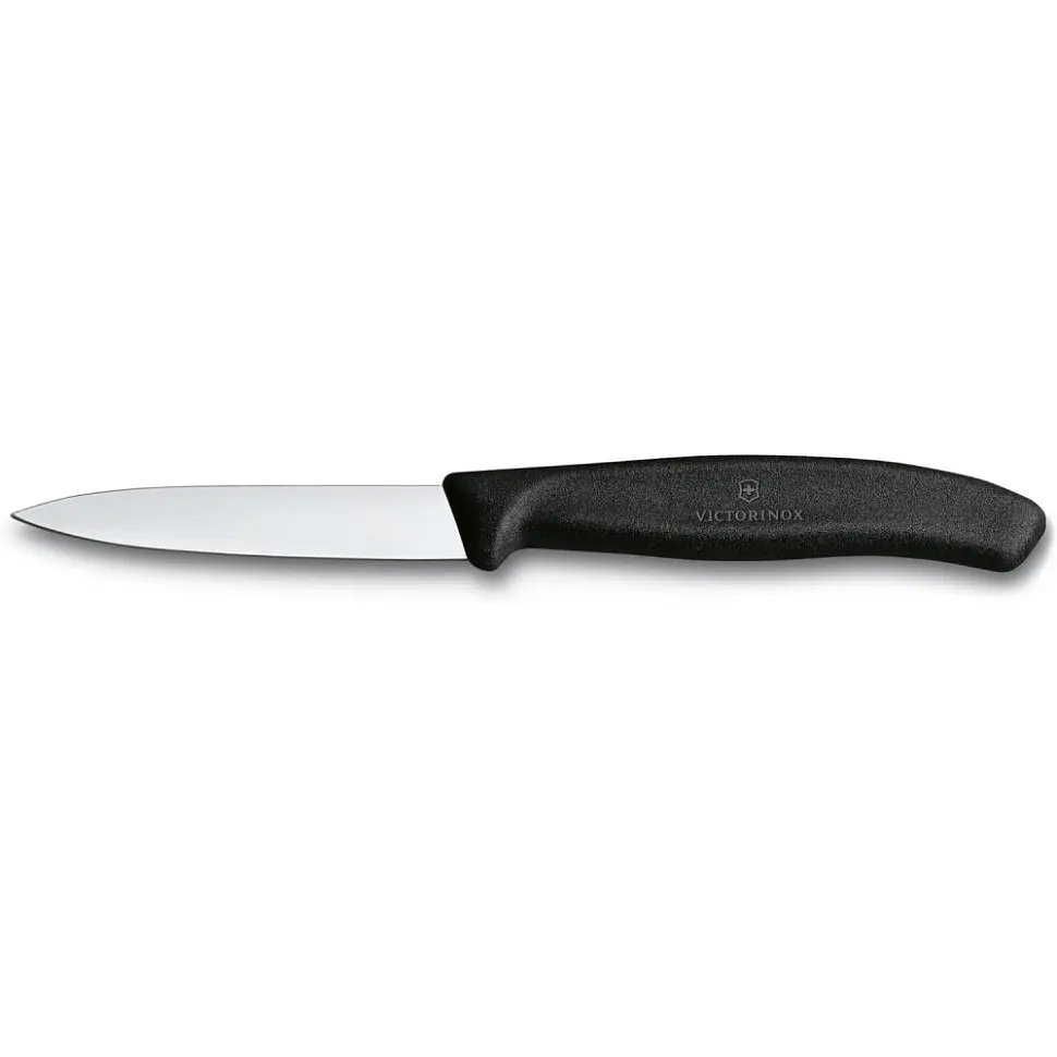 Набір кухонний Victorinox SwissClassic Paring Set 3шт з чорн. ручкою (2 ножа, овочечистка Rapid) у подар.упак. - фото 3