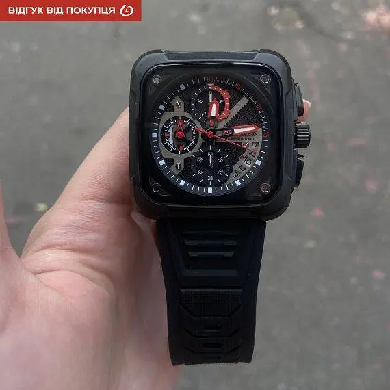 Чоловічий наручний годинник Curren Active (Чорний) - фото 6