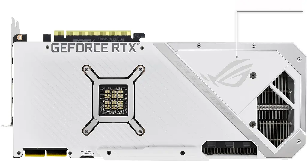 Відеокарта GeForce RTX 3090 24GB Asus ROG Strix OC White (ROG-STRIX-RTX3090-O24G-WHITE) Б/В - фото 3