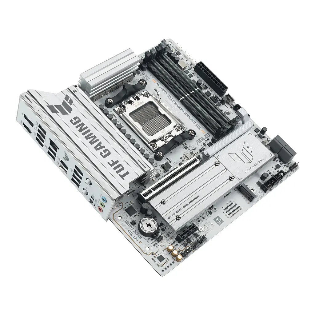 Материнская плата TUF GAMING B850M-PLUS WIFI7 W sAM5 B850 4xDDR5 M.2 HDMI DP Wi-Fi BT mATX белый Asus teh0018981 - фото 6