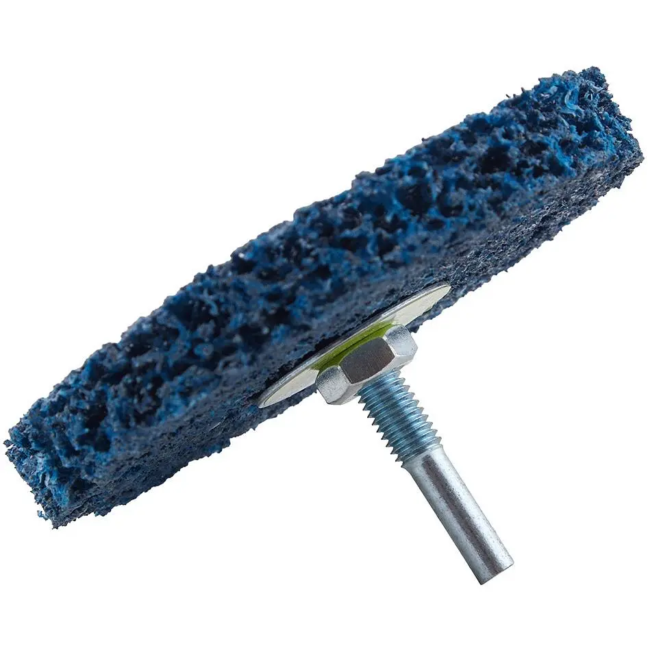 Круг чистящий Alloid Building Tools коралл с держателем для дрели 100 мм (SD-100223) - фото 3