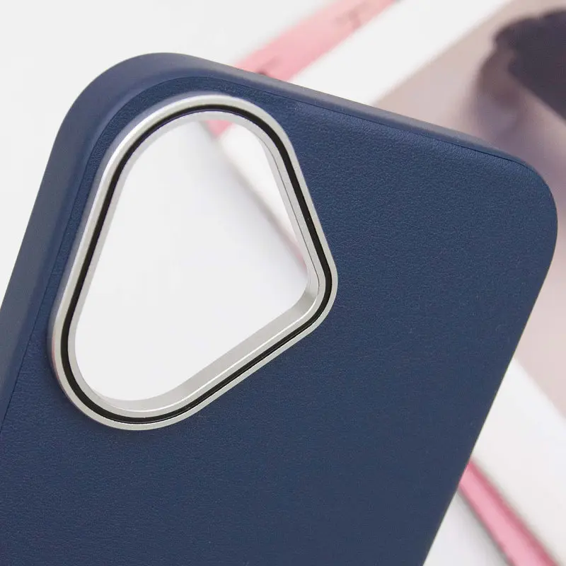 Чохол SGP PC+Leather with MagSafe для Apple iPhone 16 Plus (6.7) Blue - фото 4