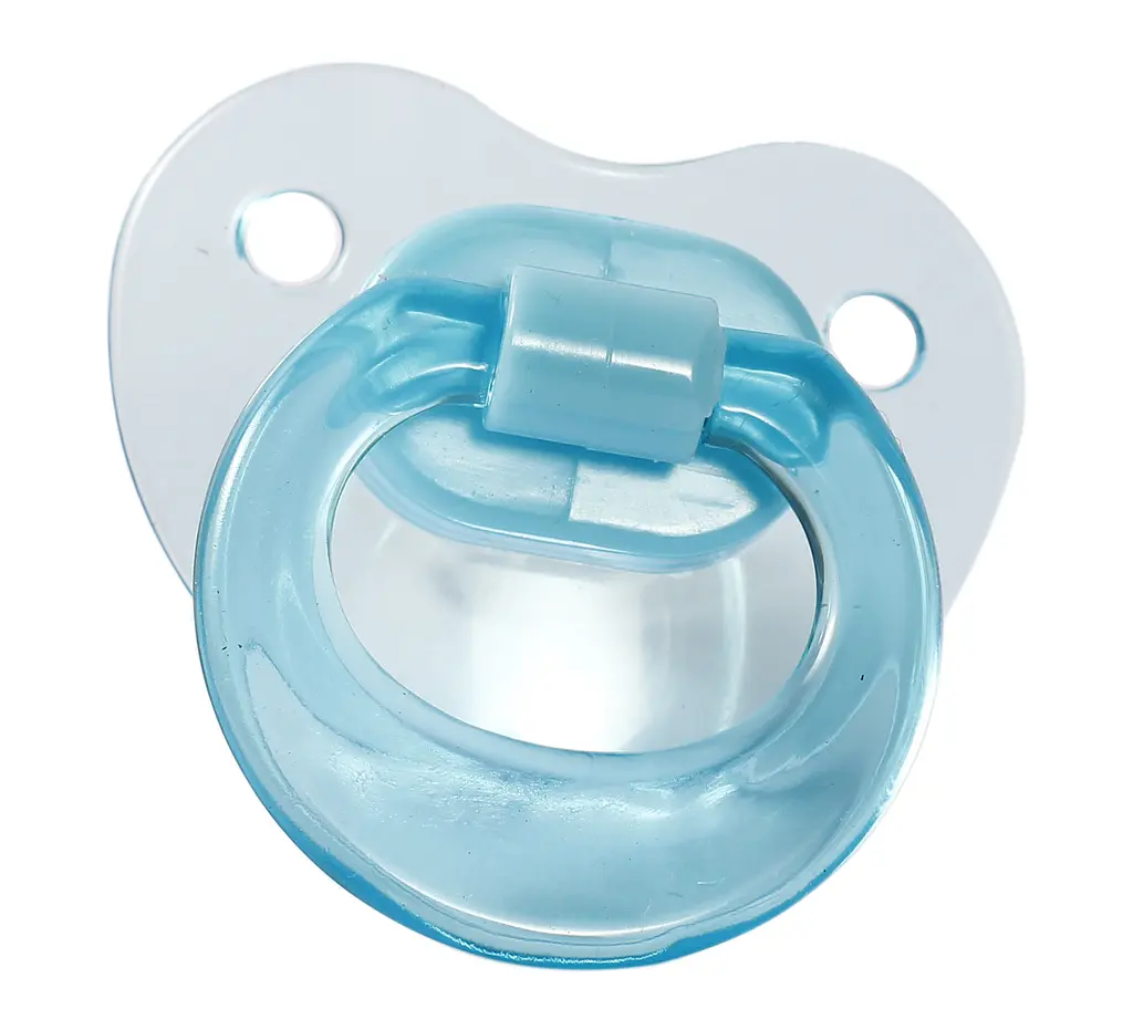 Пустышка силиконовая Курносики, ортодонтическая, 0-6 мес., голубой (7039/0+ блак) - фото 2