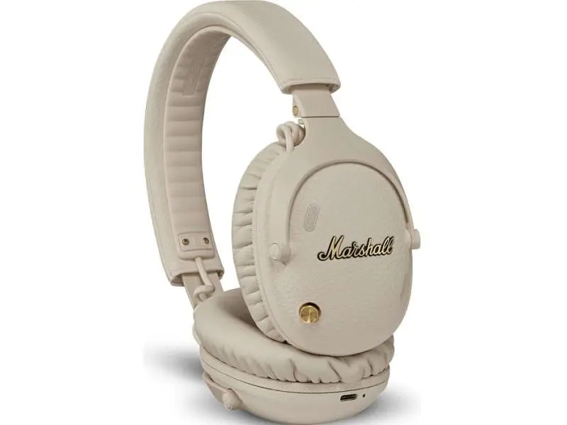 Навушники з мікрофоном Marshall Monitor III A.N.C Cream (1009077) - фото 3