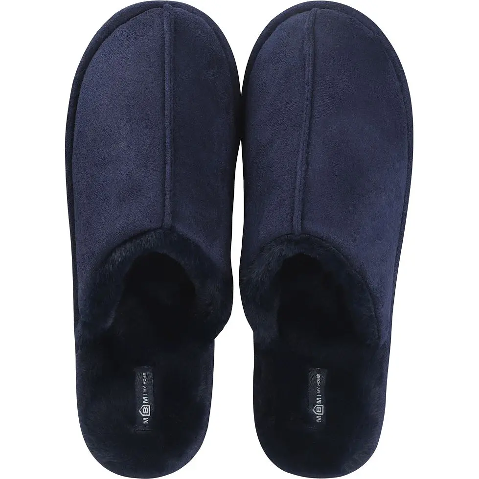 Комнатные тапочки MBM My Home Orest размер 42-43 синие (SL-05 42-43 DARK BLUE) - фото 2
