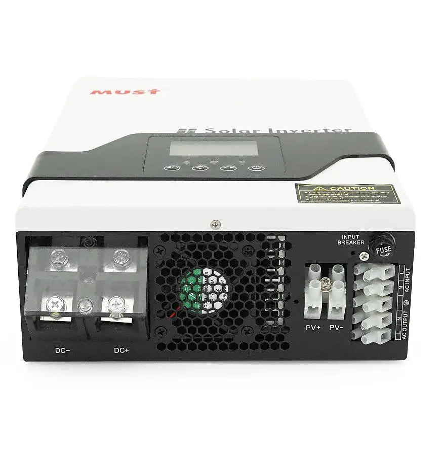 UPS ДБЖ гібридний інвертор MUST PV18-1012-VMPK, 1000W, 12 V, струм заряду 10/20A, MPPT (60А, 105 Vdc) - фото 2