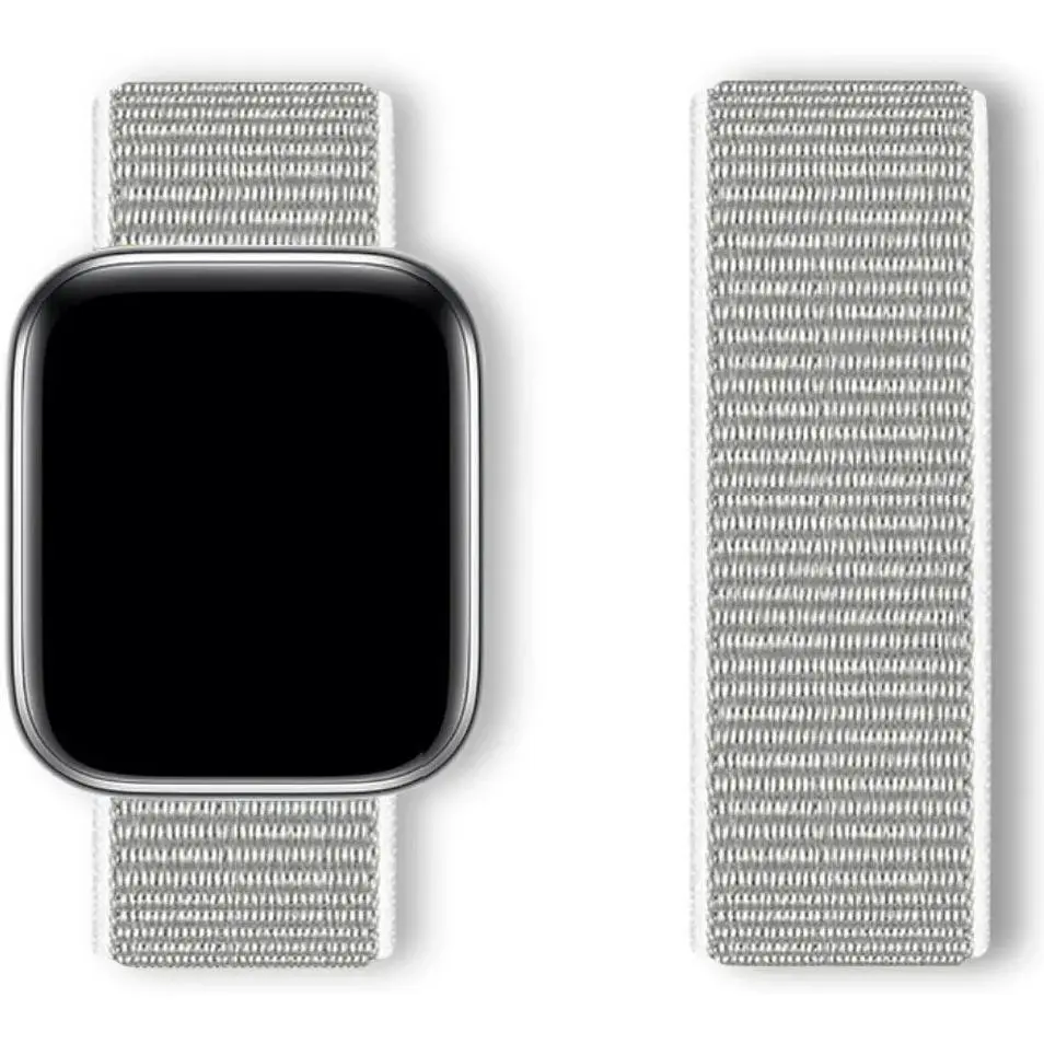 Ремешок DK для Apple Watch 38mm (Series 1 / 2 / 3) Nylon Sport Loop (08883) (seashell) - фото 2