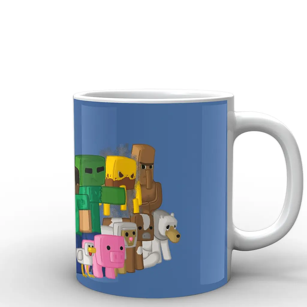 Кухоль GeekLand Minecraft Майнкрафт арт MС.02.008 330 мл білий - фото 3