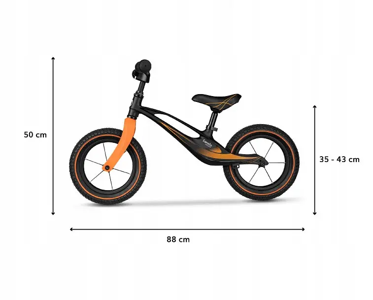 Беговел Lionelo Bart Air Sporty Black - фото 8
