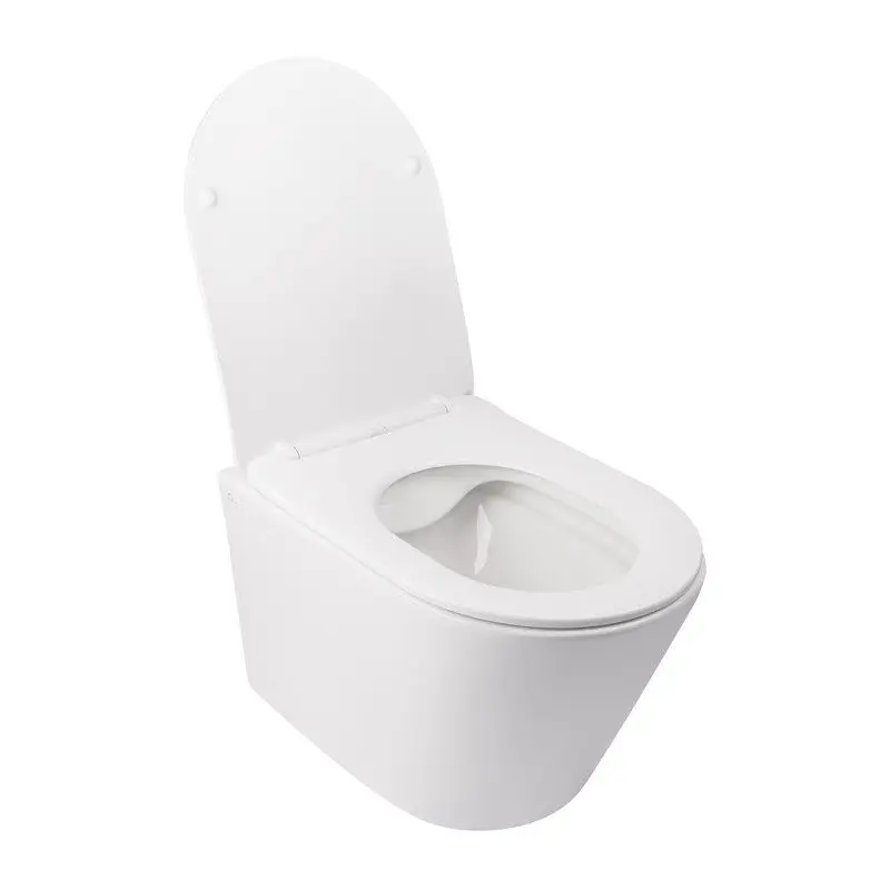 Набор Qtap инсталляция 3 в 1 Nest QT0133M425 с панелью смыва круглой QT0111M11111SAT + унитаз с сиденьем Swan QT16335178W, Белый - фото 4