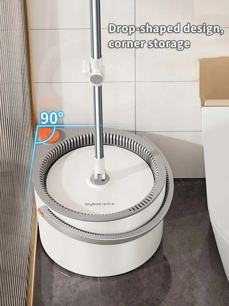 Набір швабра та відро з віджимом Joybos Spin Mop S01 (JBS-XZTB-S1F1-JWT2P) - фото 2