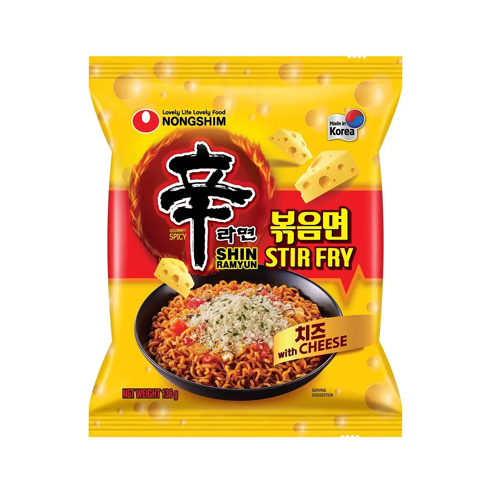 Локшина Nongshim Рамен Шин з сиром Stir Fry 136 г